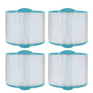 Hurricane 4 Pack Replacement Spa Filter Cartridge for PBF35-M, Unicel 8CH-950, Filbur FC-0536, Bullfrog Spas 10-1035/10-2785, White - 1 of 4