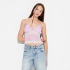 Women's Lace Trim Tank Top - Wild Fable™ Pink Floral - 2 of 3