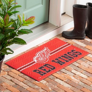 Embossed Mat, Cross Hatch, Detroit Red Wings - 1 of 4