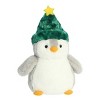 Aurora Medium Gray PomPom Penguin 12" Festive Hat Playful Stuffed Animal - 2 of 4