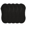 Memoi Women's 5 Pair Pack Fine Edge Nylon No Show Liner Socks - 2 of 3