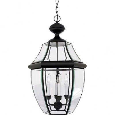 Quoizel Lighting Newbury 4 - Light Pendant in  Mystic Black