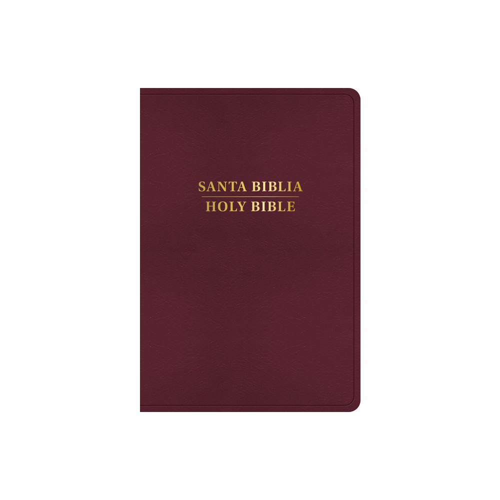 Rvr 1960/KJV Biblia Bilinge Letra Grande, Borgoa Imitacin Piel Con ndice (Edicin 2024) - by B&h Espaol Editorial (Leather Bound)