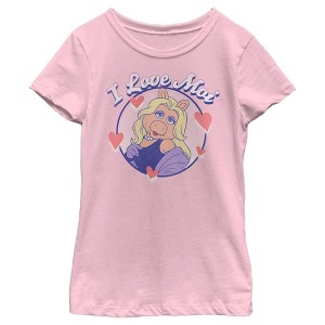 Girl's The Muppets I Love Moi T-Shirt - 1 of 4
