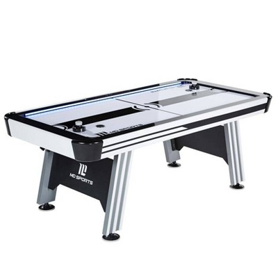 MD Sports 84" Air Hockey Table with Electronic Score & LED Lights