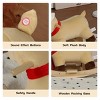 TopComfy Baby Bouncers and Rockers Kids Toy Kids Rocking Toy Moose Design with Safety Belt for Indoor Playtime for Kids, Brown, 23.62"*18.11"*12.2" - 3 of 4