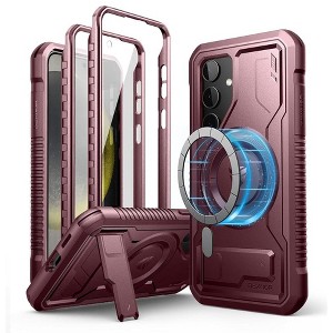 Dexnor Magnetic Bumper Case for Samsung Galaxy S24, Adjustable Kickstand, Built-in Screen Protector - 1 of 1