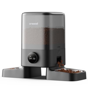Oneisall PF09 Automatic Dog and Cat Feeder: 20 Cups/5L, Automatic Cat Food Dispenser, Indoor Use, for Dry Food (Black Friday Sale) - 1 of 4