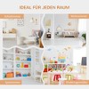 NicBex Kids 5-Shelf Bookcase with Storage Drawer Montessori Toy Organizer Playroom Storage System with Anti-Tip Anchors - 3 of 4