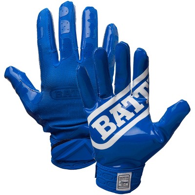 Navy blue youth store football gloves