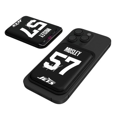Keyscaper NFL New York Jets Players Game Tactic Black Magnetic Credit Card Wallet