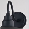 Vaxcel Tucson 1 - Light Wall Light in  Textured Black/White - 3 of 4
