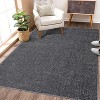 Area Rug for Living Room Bedroom Modern Solid Indoor Carpet Non-Slip Low Pile Machine Washable Kids Room Accent Simple Carpet No-Shedding - 3 of 4