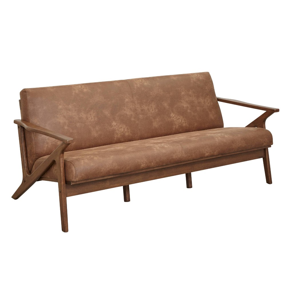 Photos - Sofa Bianca  Caramel Brown - Buylateral