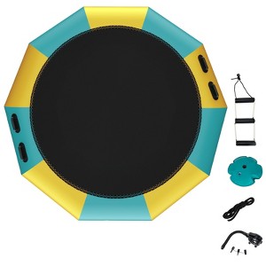 Infans 10FT Inflatable Water Bouncer Splash Padded Water Trampoline - 1 of 4