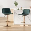 FURNIinspire Dining Chair, Adjustable Bar Stools Set of 2, Morden Bar Stool for Kitchen Island, Green, 17.3"*14.2"*42.1" - 2 of 4