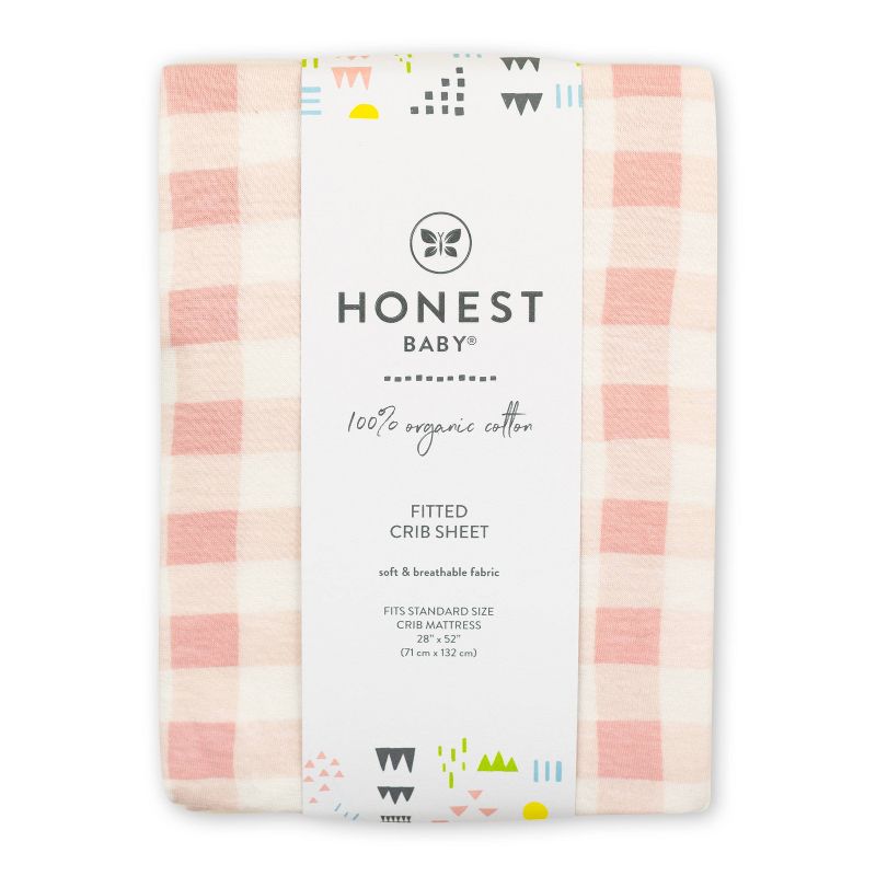 Honest Baby Organic Cotton Fitted Crib Sheet, 2 of 5