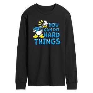 Men's - Disney - You Can Do Hard Things Long Sleeve Graphic T-Shirt - 1 of 4