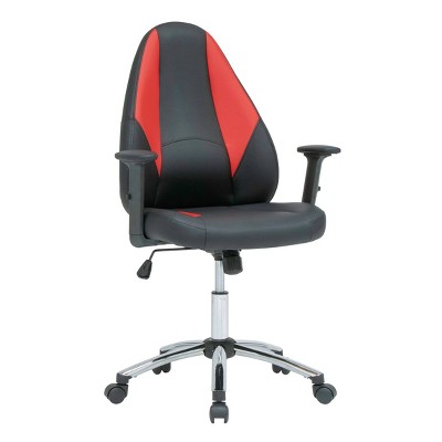 Mid-Back Gamer Chair Red/Black - SD Gaming