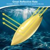 Unique Bargains Metal Curved Fishing Lure Blades with Plastic Storage Box 40 Pcs - 3 of 4