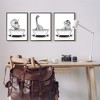 Stupell Industries Dinosaurs Bathing Bathroom Tub Black Framed Giclee Art - 2 of 4