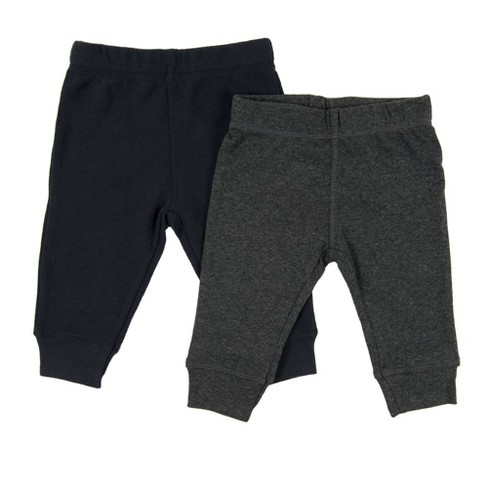 Leveret Baby Two Pack Legging Navy And Dark Gray 9 Month : Target