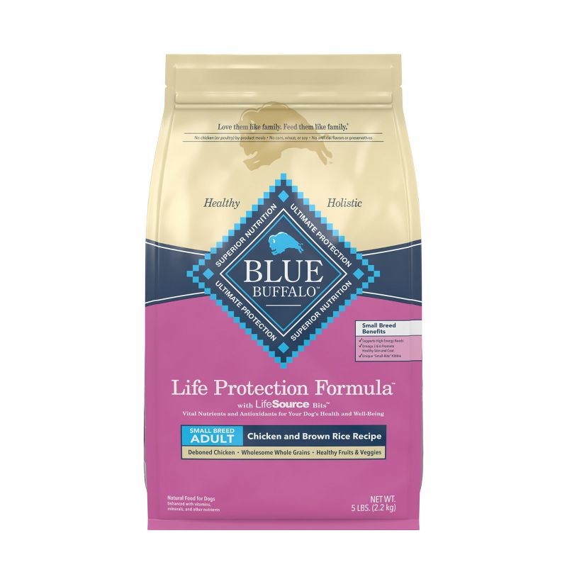 Blue Buffalo Life Protection Formula Natural Adult Small Breed Dry Dog Food, Chicken and Brown Rice, 1 of 13
