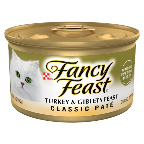 Purina Fancy Feast Classic Pat Gourmet Wet Cat Food Turkey