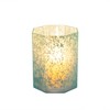 AZL1 Life Concept Candle Holders, Set of 4 Frosted Glass Octagonal Holders for Modern Tabletop and Shelf Decor, Blue, 5.1"*5.1"*5.9" - 3 of 4