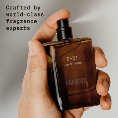 Papatui Men's Luxury P-21 Cologne Eau De Parfum - Smoke & Bourbon - 1.7 fl oz