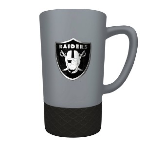 NFL Las Vegas Raiders 15oz Jump Mug with Silicone Grip - 1 of 2