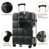 YOOCOZZ 4-Piece Luggage Sets with Travel Bag,Cup Holder,ABS Hard Shell Luggage with Spinner Wheels - 4 of 4