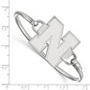 Black Bow Jewelry Sterling Silver Nebraska Cornhuskers NCAA Bangle Bracelet 7 Inch - 2 of 3