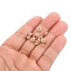 Unique Bargains Small Bead Spacers Rondelle Spacer Beads for Jewelry Making Bracelets 100 Pcs - 4 of 4
