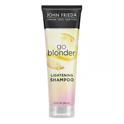 John Frieda Go Blonder Lightening Shampoo, Brighter Hair, Active Ingredients, Take Control of Color - 8.3 fl oz