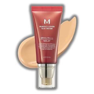 MISSHA M Perfect Cover BB Cream SPF42 PA+++ (#27 Honey Beige) Tinted Moisturizer | Long-lasting wear: amazing staying power - 1 of 3