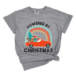 Simply Sage Market Powered By Christmas Garment Dyed Tee - 1 of 4
