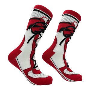 Crazy Dog T-Shirts Men's CD High Tops Socks Funny Sarcastic Shoe Graphic Footwear - 1 of 4