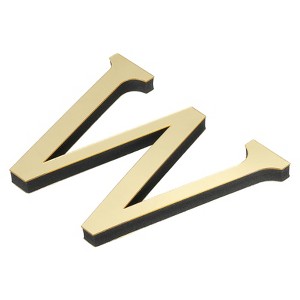 Unique Bargains Self-Adhesive Letter Acrylic Alphabet Mirror Wall Stickers - 1 of 4