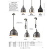 Elk Home Carolton 1 - Light Pendant in  Brushed Nickel - 2 of 3
