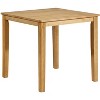 Kings Brand Furniture Kurmer 3 Piece Dining Set Natural Oak - 2 of 4