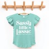 The Juniper Shop Sassy Little Lassie Classy Flutter Sleeve Tee - 2 of 4