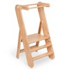 Comfy Cubs Kids Step Stool for Ages 3+, 3 Height Adjustable Toddler Tower for Kitchen Sink & Bathroom Access - 2 of 4