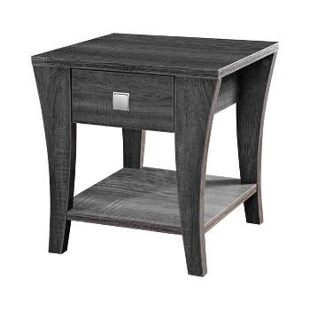Arcana 1 Drawer End Table Gray - HOMES: Inside + Out