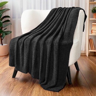 thumbnail image 2 of CozeCube Checkered Blanket, Ultra Soft Cozy Black And White Throw Blanket, Warm Cozy Knit Fuzzy Plush Checkerboard Throw For Couch Bed Sofa, 50"x60 2 of 9