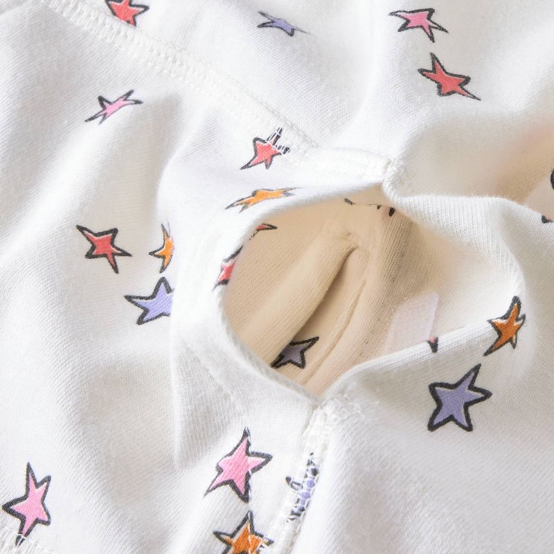 Toddler Girls' 2pk Adaptive Long Sleeve Holiday Dress - Cat & Jack™ Off-White, 5 of 6