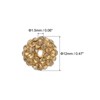 Unique Bargains Round Ball DIY Rhinestone Clay Beads for Jewelry Making 60 Pcs - 2 of 4