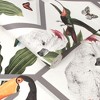 Perch White Tropical Animals Paste the Wall Wallpaper - 3 of 4