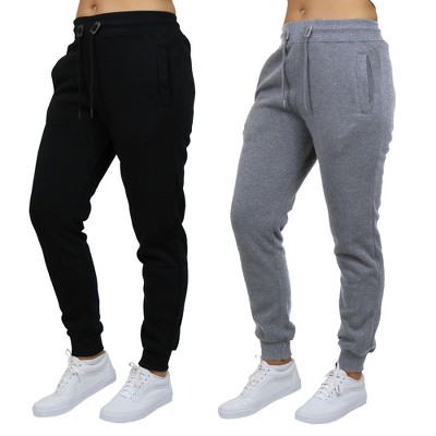 Blue Ice Women's Loose Fit  Fleece-Lined Jogger Sweatpants-2 Pack