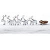 Nambe Miniature Blitzen Reindeer Christmas Set, 3 Pieces - Silver - 4 of 4